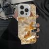 Aesthetic Butterfly Water Wave Case for Samsung Galaxy S25 S24 S23 S22 Ultra Plus FE A15 A35 A55 A16 A24 A25 Matte Hard Cover