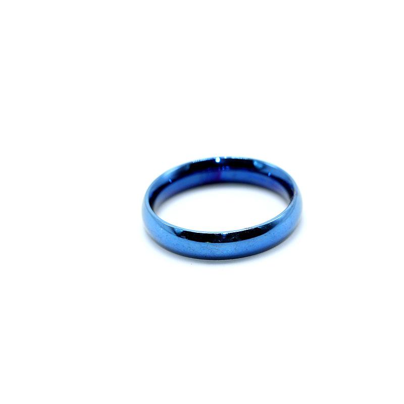 Einfache 2/4/6mm Edelstahl Eheringe Goldfarben Glatt Damen Herren Partnerring Schmuck