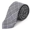 Rachel Narrow Tie, Slim Necktie, Made in Japan, Washable, Slim Fit, Glossy Finish, Monotone (Pattern C)