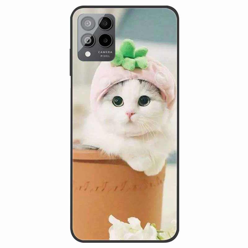Case For T-Mobile REVVL 6 5G Animals Soft Silicone TPU Phone Back Cover for T-Mobile Revvl 6 Pro 5G Coque Protective Wolf Cat