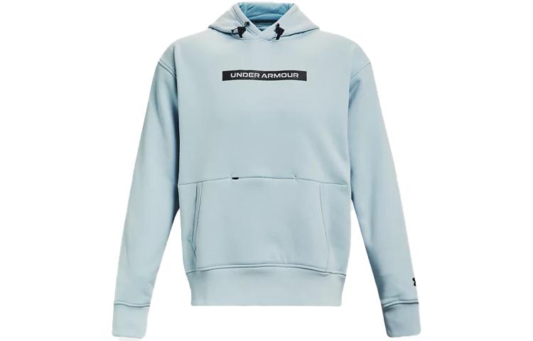 Under Armour Sweatshirts Men s Sea Wave Blue Hooded Moderate Regular 1366438-478 XL