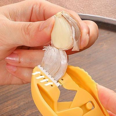 Garlic Peeler Clips Multifunctional Vegetable Peeling Tool Garlic Peeling Tweezers Tongs Kitchen Gadgets Tools
