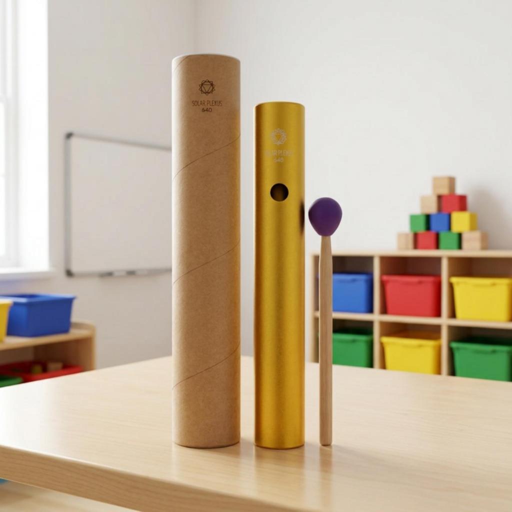 Percussion Tube with Mallet Hollow Sound Long-Lasting for Students