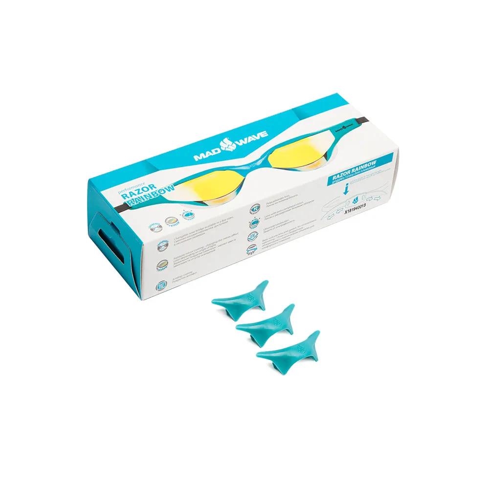 Madwave Пластиковые очки для плавания с зеркальным покрытием Razor Rainbow