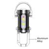 Ultra Bright Keychain Flashlight USB Type-C Charging 6 Modes Mini COB Work Light Waterproof Outdoor Emergency Tool