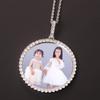 Colar Pingente Redondo de Foto Hip Hop XL - Ouro, Prata e Ouro Rosa