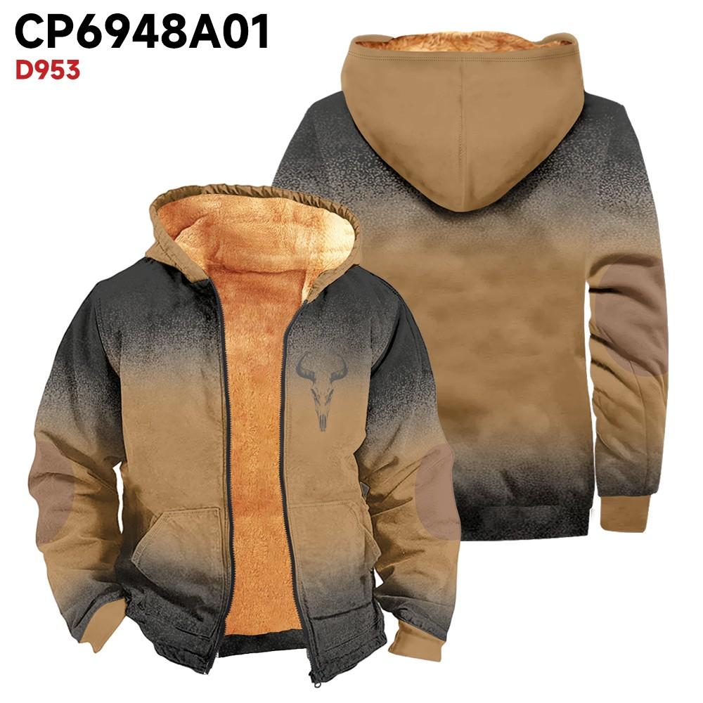 

Мужское бархатное пальто с длинным рукавом и карманом Fashion Plus S верблюд