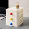 Drawer storage box Desktop dopamine stationery Storage box Station Cute multi-layer large-capacity finishing rack