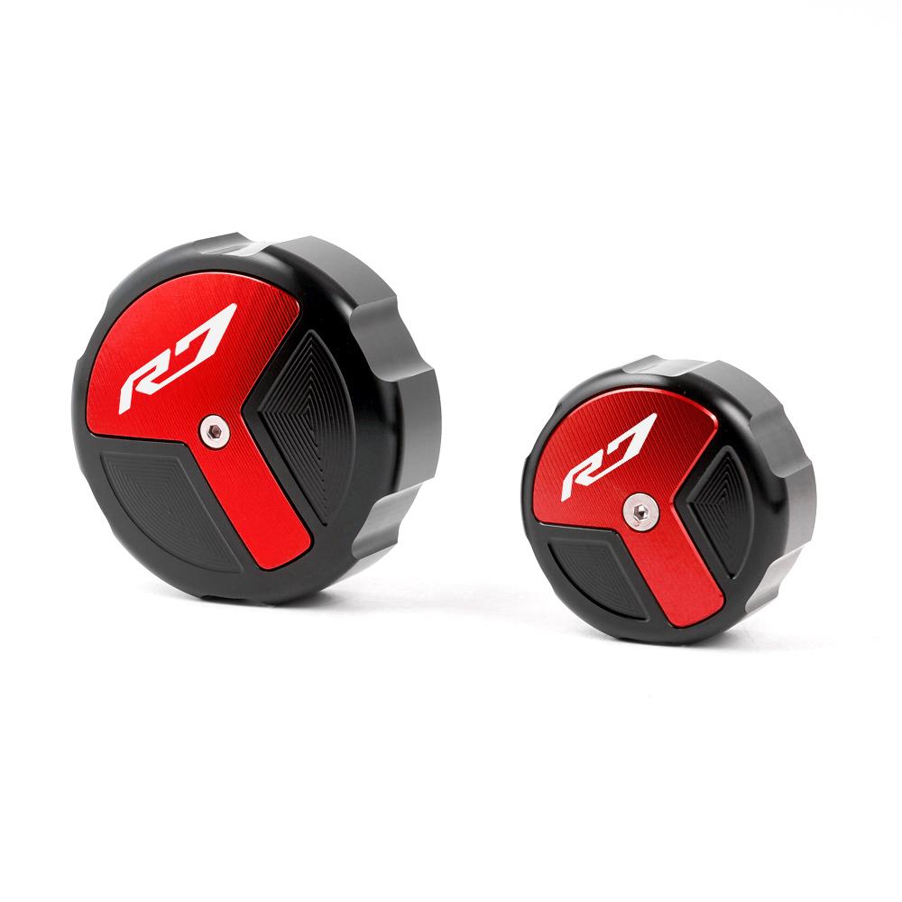 Motorcycle Accessories CNC Brake Fluid Reservoir Cap Cylinder Cover For YAMAHA YZFR7 YZF-R7 YZF R7