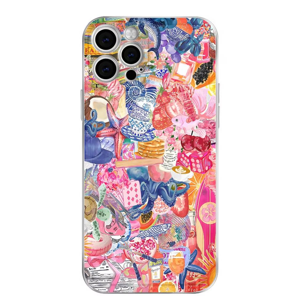 

Cute Pink Girly Phone Case for Xiaomi Redmi Note 13 12 11 Pro Plus 4G 5G 13C 12C 10 10C 9 9A 9C Silicone Soft Clear Cover Redmi Note 8 Pro