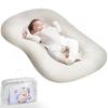 Portable Baby Bed Bassinet Foldable Machine Washable Anti-Pressure Baby Nest for Travel and Co-Sleeping, Soft Newborn Sleeper