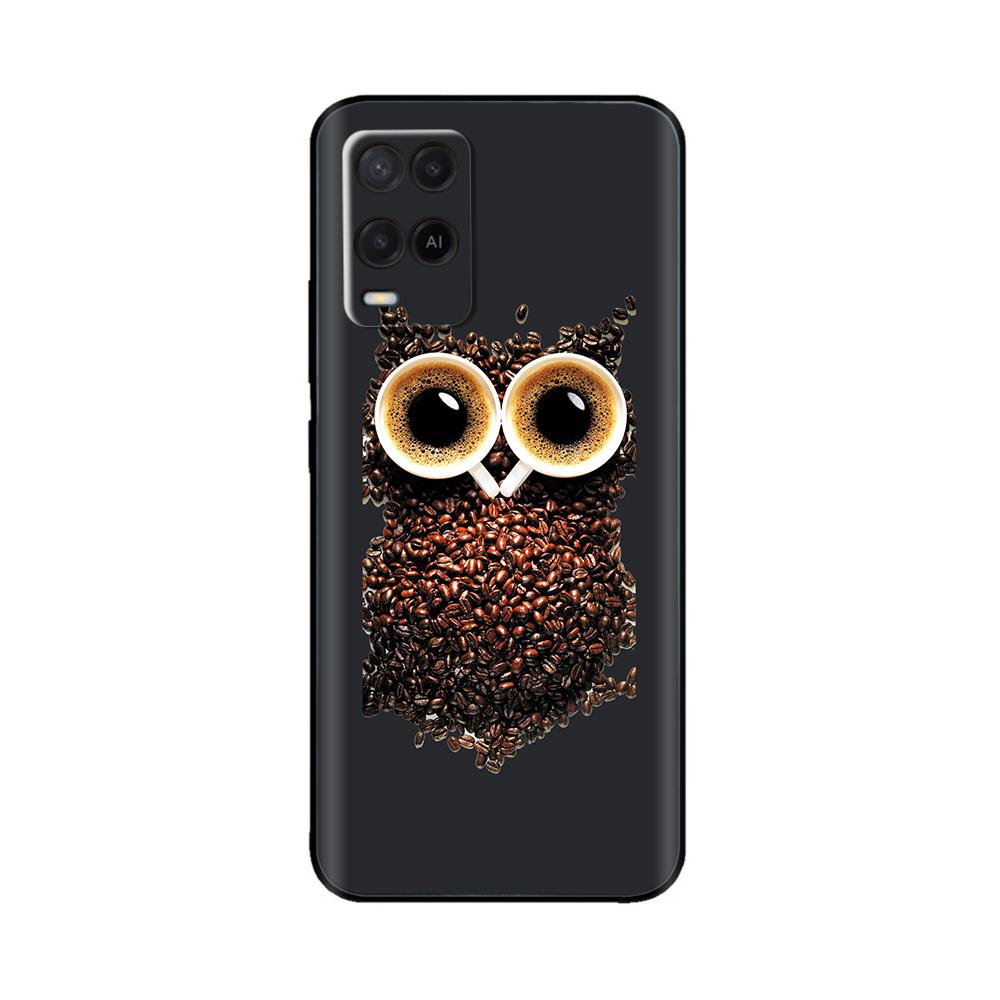 For Oppo A54 A74 Case Soft Black Silicone TPU Phone Back Cover for Oppo A54 4G CPH2239 A54 5G CPH2195 A74 4G 5G Case Cover Coque