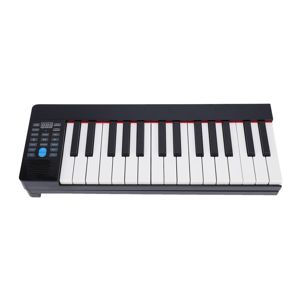 Piano Numérique Pliable 61 Touches Clavier Électronique avec Pédale de Sustain Sac de Transport Portable Écran LCD Rechargeable 128 Timbres