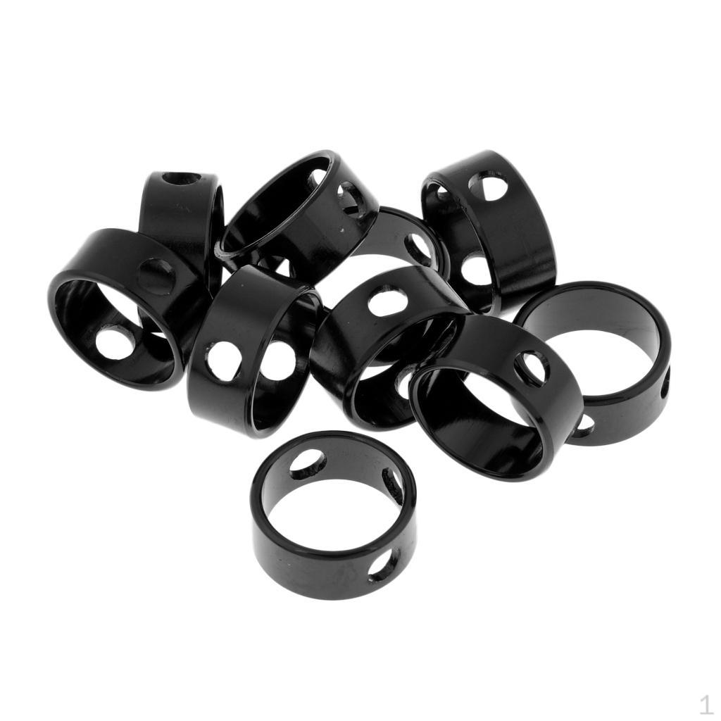 10pcs Camping Tent Rope Guyline Runners Anti Fastener чёрный