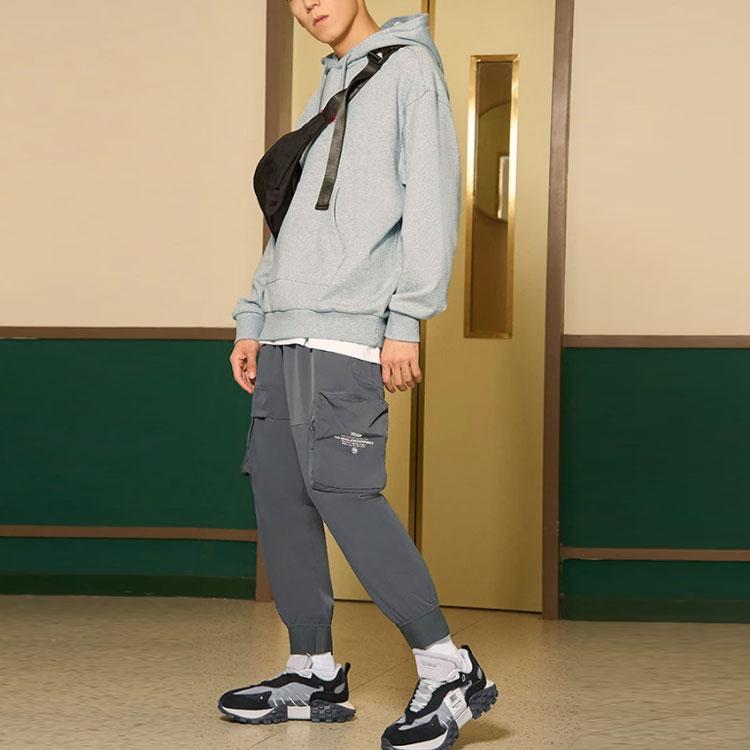 Li Ning Basketball Series Casual Quick-Dry Tapered Cargo Pants Men Pants Deep-Shadow-Blue AKXR039-1