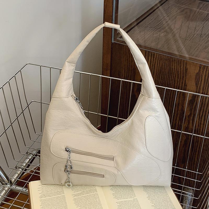 

Сумка для мам среднего и пожилого возраста, модная женская сумка через плечо с несколькими карманами, большая вместимость, мягкий кожаный рюкзак из искусственной кожи бежевый