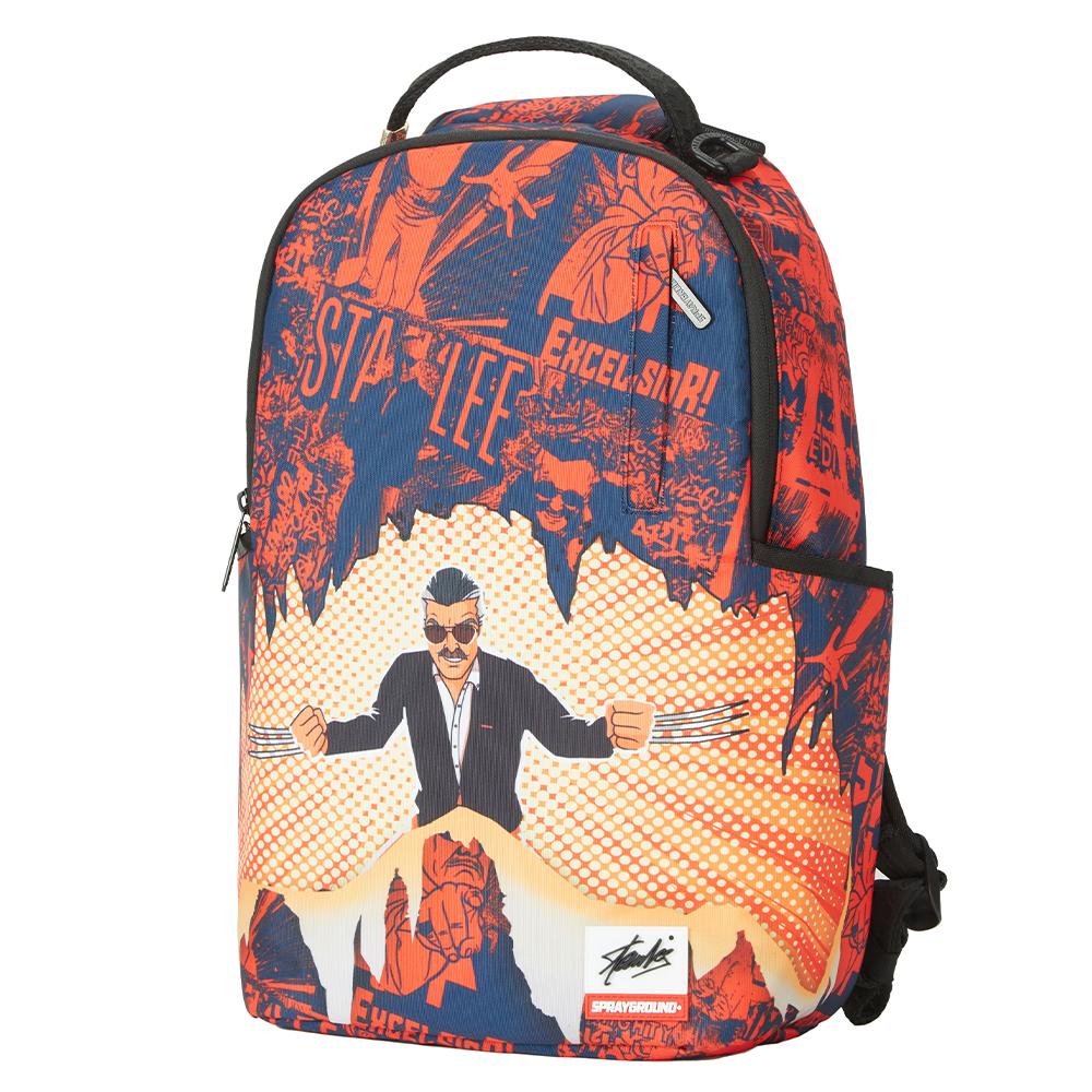 Sprayground Shark Large Logo Trendy College Style Graffiti Recycled Polyester Backpack Unisex Backpack W1115728