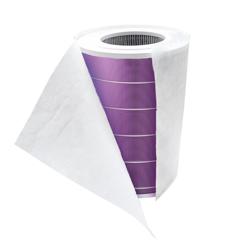 Rouleau de filtre électrostatique en coton pour ventilation Rouleau de filtre électrostatique en coton pour ventilation