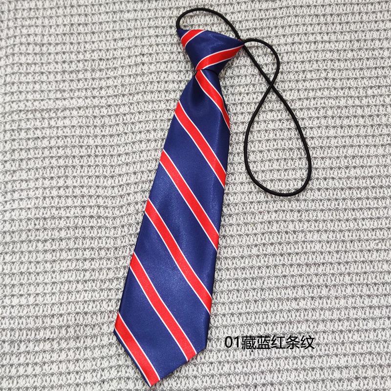 Kinder Erwachsene Glänzender Satin Bedruckt Gestreift Gepunktet Krawatte ohne Knoten zum Überziehen Festival Foto-Requisiten Tide