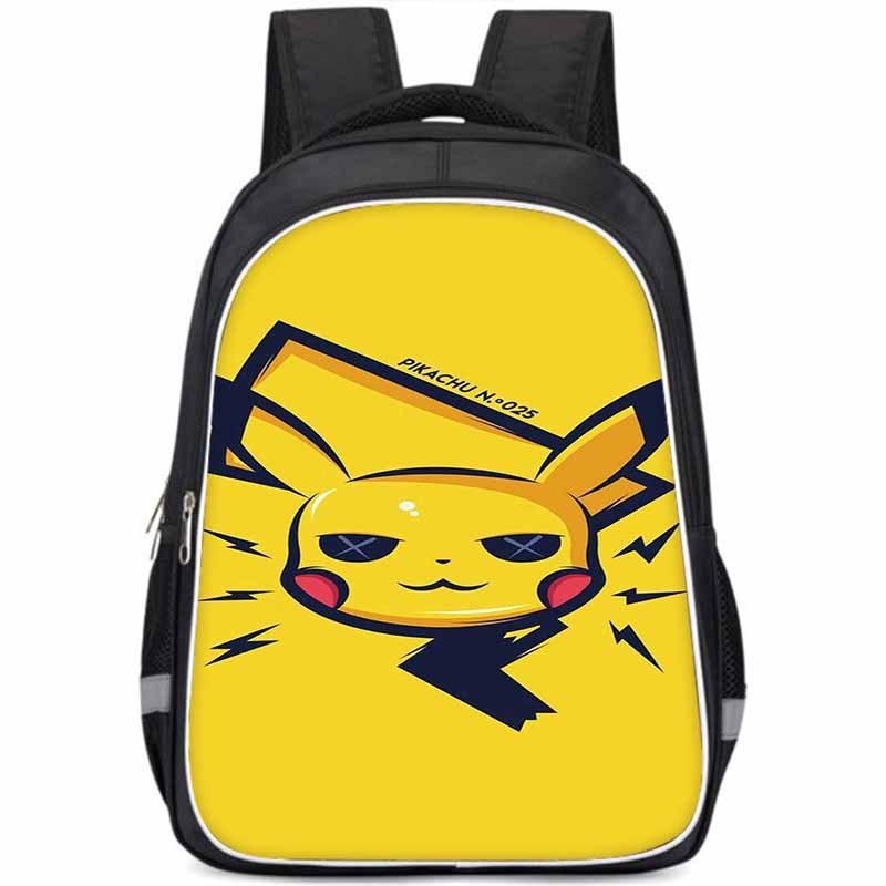 Pikachu Large Capacity Lightweight 3d Oxford Cloth Kids Backpack For School Education