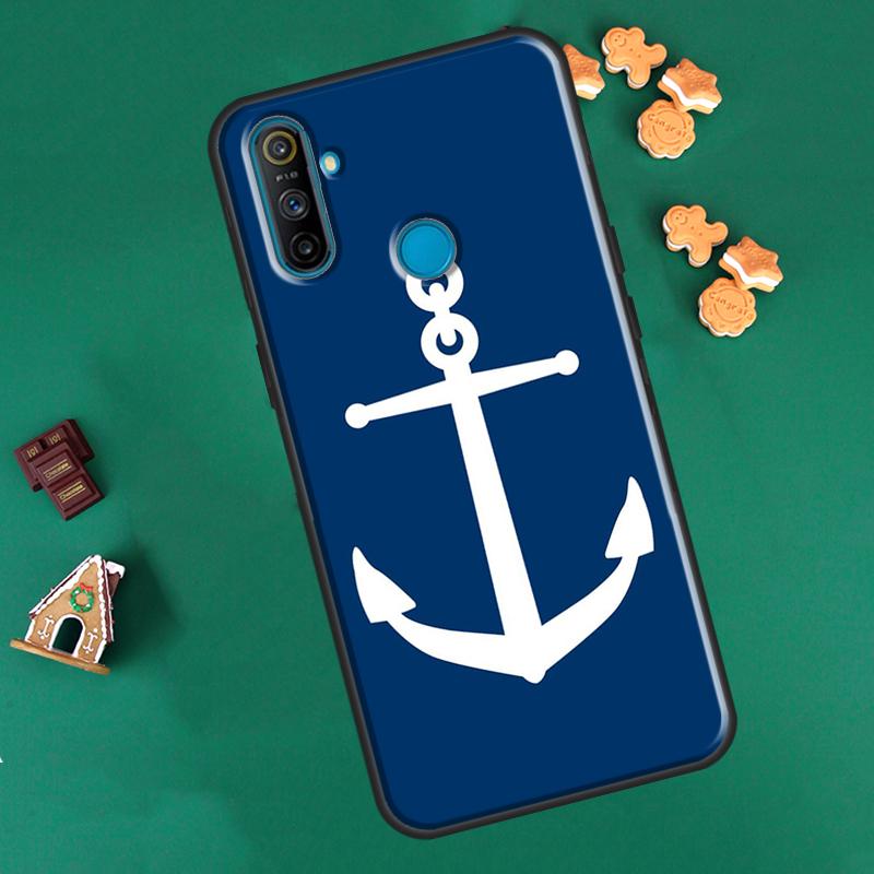 Nautischer Anker Boot Meer Hülle Für OnePlus 10 Pro 9 Pro 8T 9R Nord2 Hülle Für Realme 8i 9i 8 Pro C21 GT Neo 2 Master