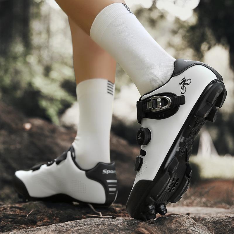 Plus Size Breathable Cycling Shoes with Hard Sole for Mountain & Road Biking