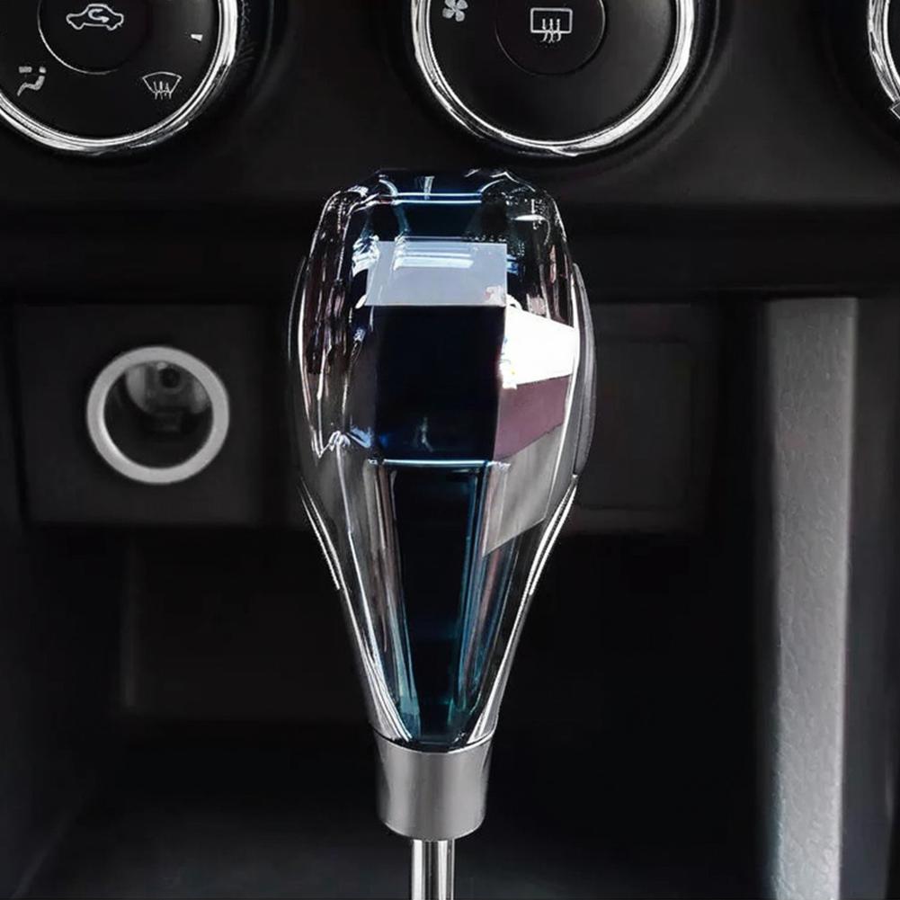 Krystalová univerzální modifikovaná řadicí páka na auto Páka Handball Vícebarevné LED světlo pro Toyota pro Hyundai pro Mazda pro VW Atd.