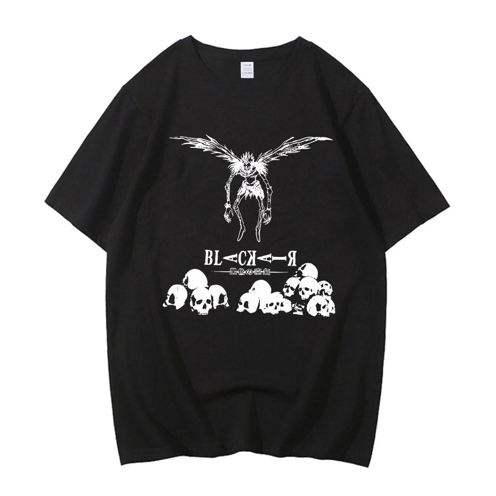 

Футболки Death Note Харадзюку Аниме Футболка с графическим принтом Высококачественный хлопок Мода Уличная одежда Унисекс Топ Футболка M
