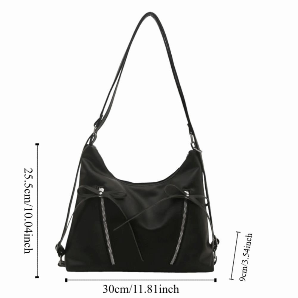 Korean New Style Bow Tote Bag Large Capacity Bow Crossbody Bag Bowknot Shoulder Bag  Outdoor