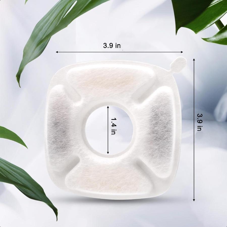 

16 шт. Сменные фильтры для питьевого фонтанчика для домашних животных, совместимые с фонтанчиком для воды для собак и кошек 95 унций 2,8 л, 8 угольных + 8 губчатых фильтров United States