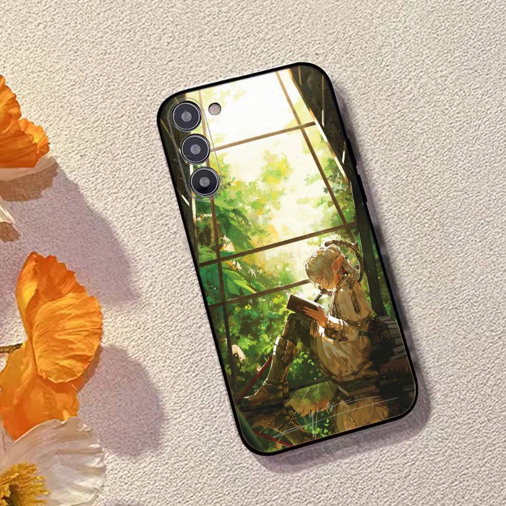 Anime F-Frieren Cute Phone Case For Samsung Galaxy A73,A72,A71,A70,A53,A52,A51,Others Soft Black Cover