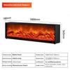 LED Simulation Flame European Style Electric Fireplace Embedded Decorative Cabinet Home Heater Hotel 4D Electronic Fireplace