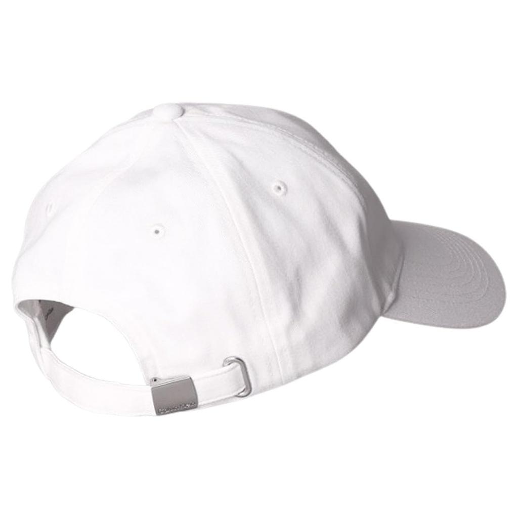 Ck Cap Hat Logo Monogram 6 Panel Cotton Adjustable Adjuster Simple 4G5002G [Calvin Klein] Men's Women's BRIGHT_WHITE(110) ONE_SIZE [Item]