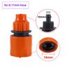 Gartenschlauchanschluss 1/4" 3/8" Schlauch Schnellkupplungen 4/7mm 8/11mm Dorn Wasserrohrverbindungen Bauernhof Hof Tropfbewässerungsadapter 5/10 Stück