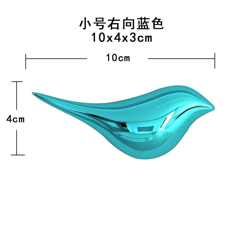 Living Room Wall Mounted Background Display Three-dimensional Bird Electroplating Simulation Animal Wall Mounted Decoration