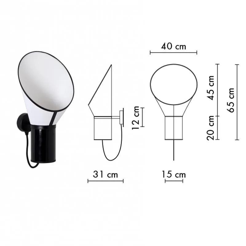 Modern design LED floor lamp horn table lamp bedroom lighting floor lamp hotel Nordic luxury room decoration lighting fixture