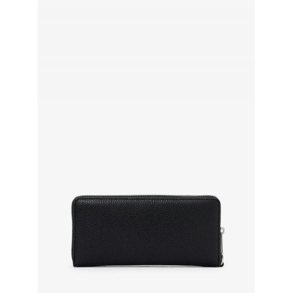 Michael Kors Jet Set Travel Continental Wallet Large 35f7stve7l1 Black