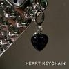 Elegant Big Heart Key Chain Crafted with Resin and Alloy Multifuntional Addition To Fashion Ensembles for Any Occasion
