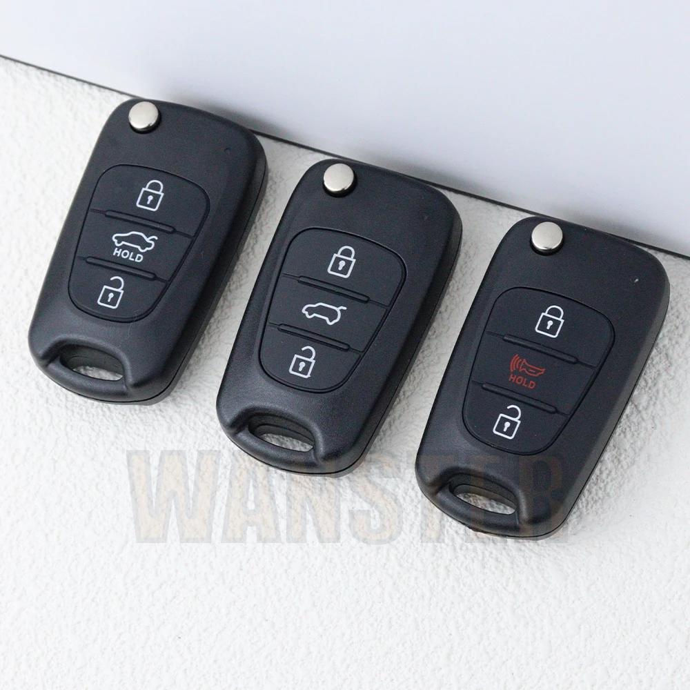 Auto Key Fob Cover Housing Housing Fit For Hyundai Porter Verna Bongo Solaris Accent Kia Sportage Rio Morning Picanto K2 K5 I20 Ceed Elantra