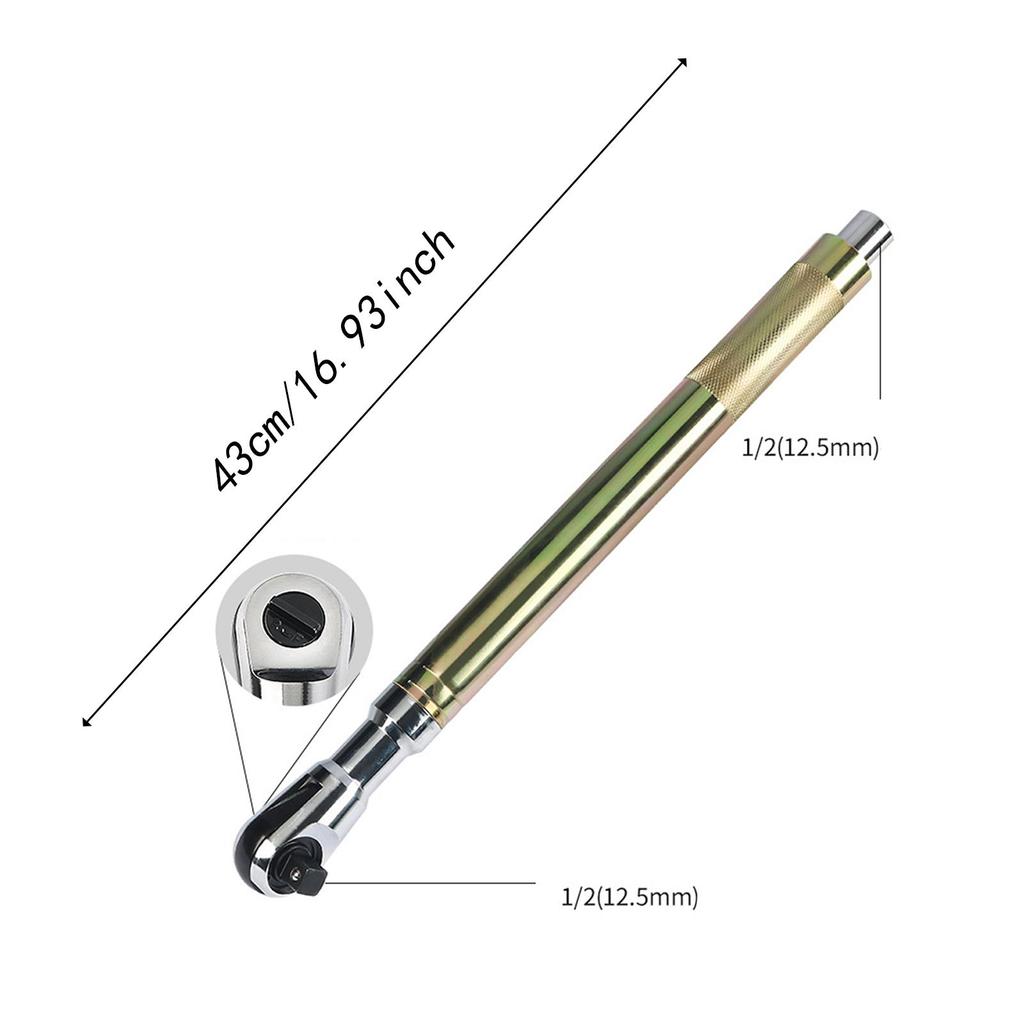 1/2 Offset Extension Wrench for Tight Space Repair Tool Flexible Bar Impact