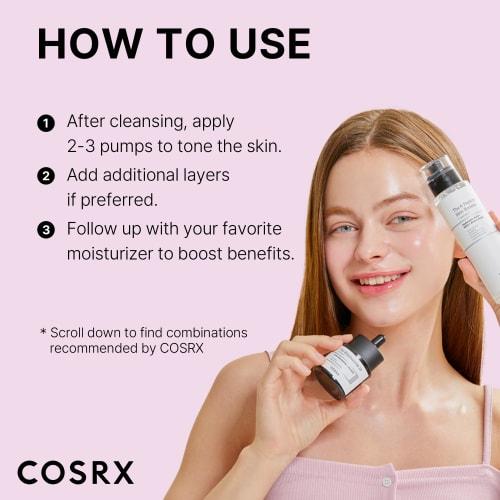 COSRX Peptide Booster Serum Peptide 6 Skin Booster Toner 150mL Peptide Serum Lotion Niacinamide Hyaluronic Acid Adenosine Allantoin Serum Emulsion NMF
