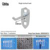 Chi Tu Single Hook Tool Pegboard Wall Rack for Perforated Display Boards