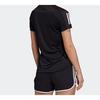 Adidas Set in Sleeve T Shirt Women's Black FS9830