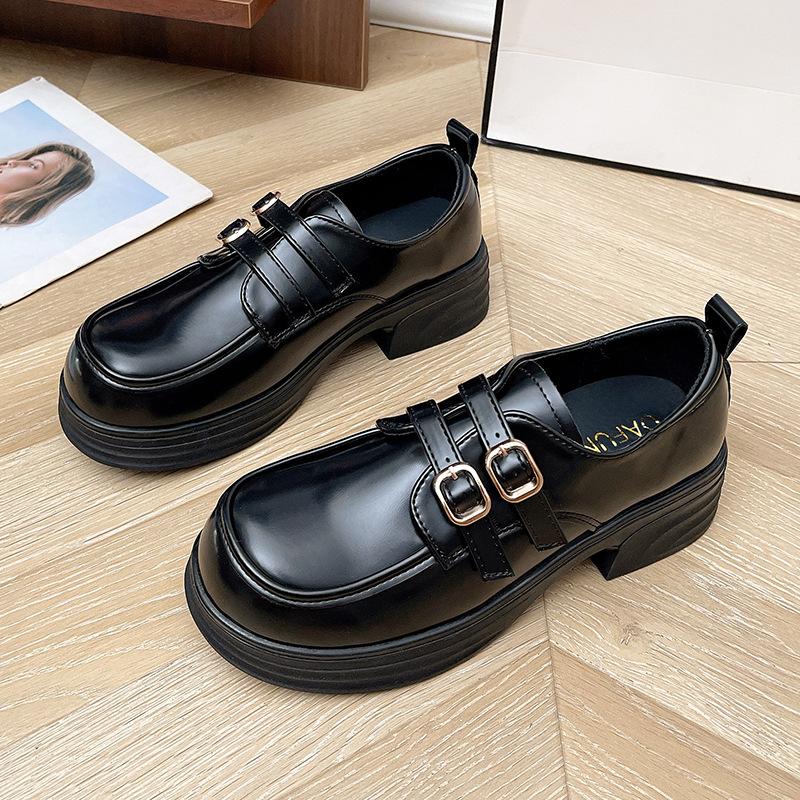 Mary Jane women's shoes British style small leather shoes 2025 autumn new single shoes college style Japanese jk platform shoes
