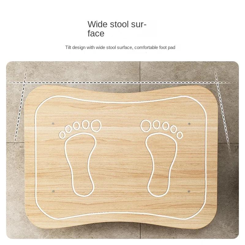 Office Footstool Household Creative Tiptoe Piano Footstool Ergonomic Footrest Under Computer Desk Footrest Wooden Foot Pedal New