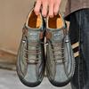 Leather Casual Men Shoes Design Sneakers Man Breathable Leather Shoes Men Ankle Boots Outdoor