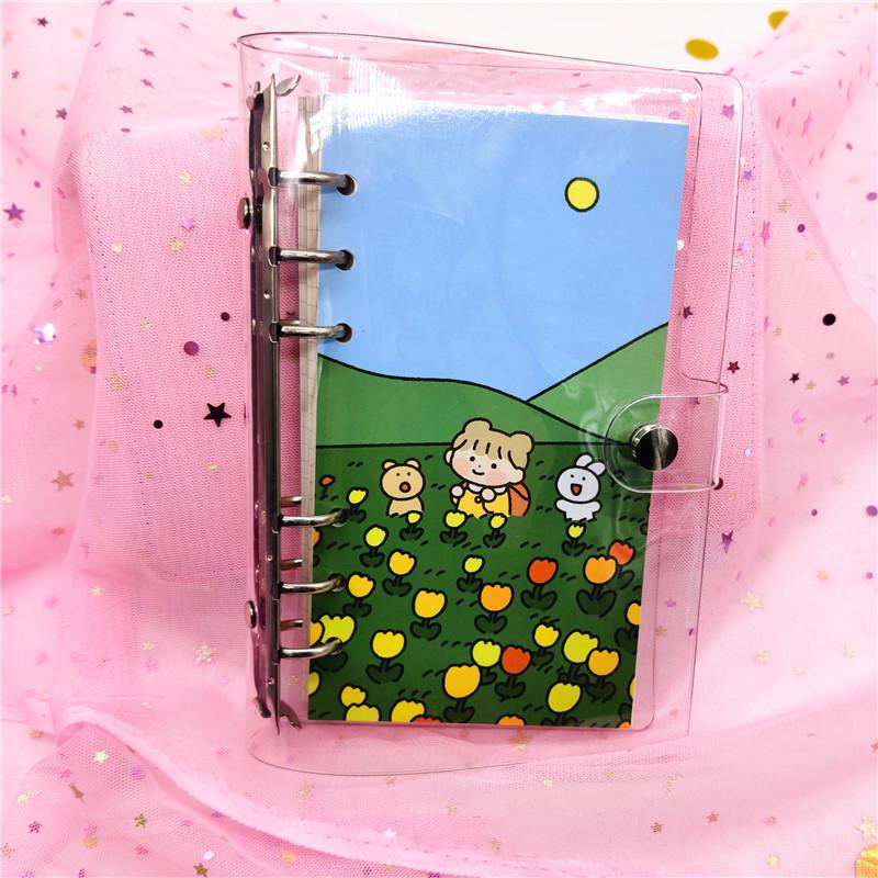 Wangdins Korean Heart-Inspired Transparent Planner Set