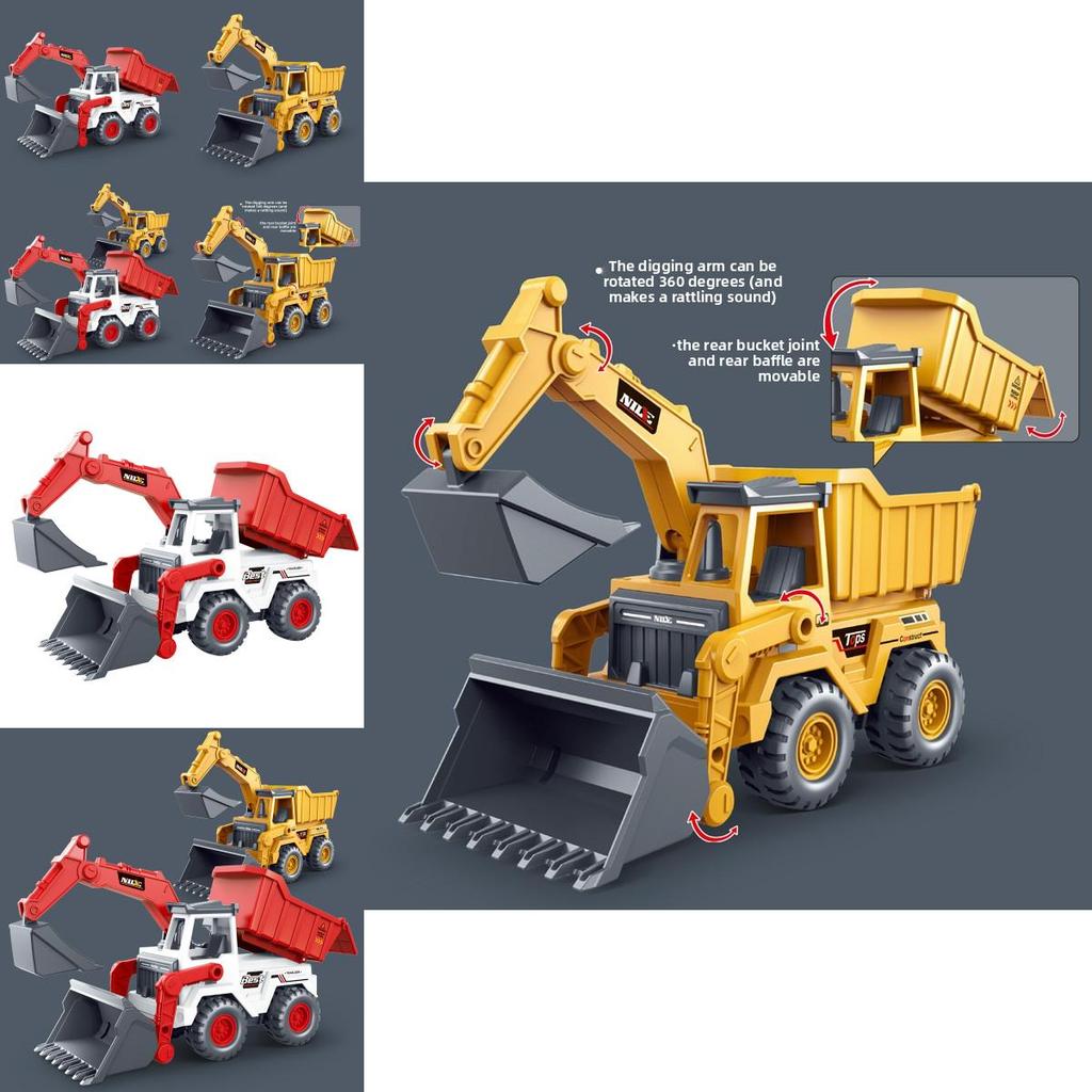 Large Inertia Construction Truck Toy For Kids With Movable Parts And Realistic Design
