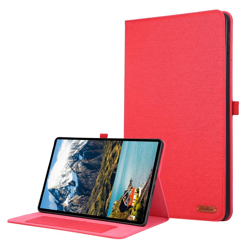For Infinix Xpad GT Case with Stand Card Holder Cloth Texture Leather Tablet Cover