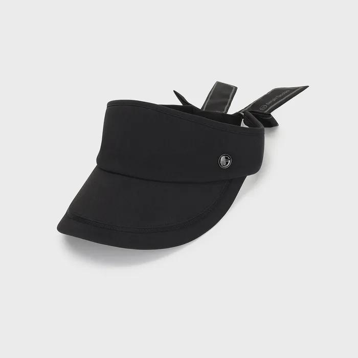 W Wide Ribbon Sun Visor (BLACK)